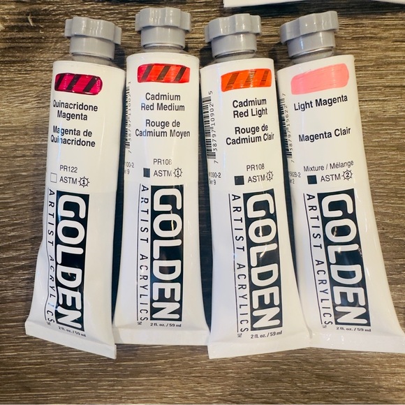 20 Tubes of Golden Heavy Body Acrylic Paint. Brand New - Picture 5 of 7